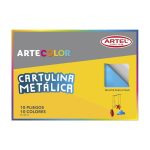 Artecolor Cartulina Metálica 10 pliegos.