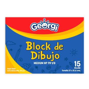 Block Georgi Medium 99 1/8 15 hojas.