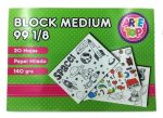 Block mediun 99 1/8 Artetop.