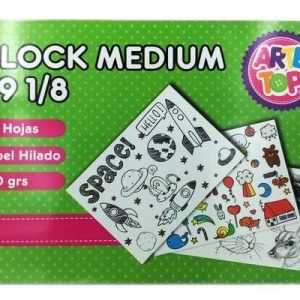 Block mediun 99 1/8 Artetop.