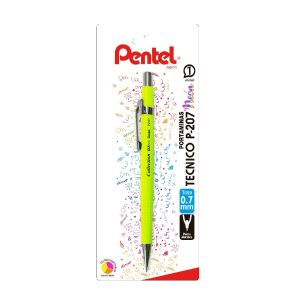 Portaminas T Pentel P207 0,7 Neón.