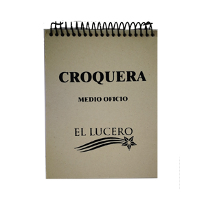 Croquera 16x21 cm El Lucero.