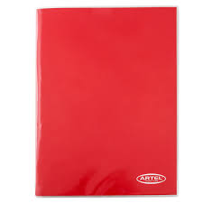 Carpeta Artel con acoclip Roja