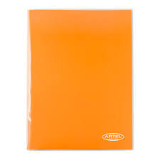 Carpeta Artel con acoclip Naranja