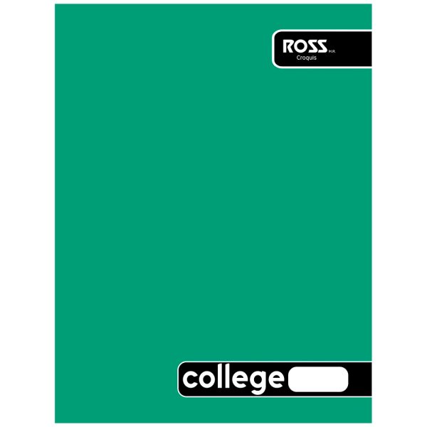 Cuaderno College Croquis 80 hojas Ross.