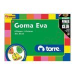 Carpeta goma eva 6 colores Torre.