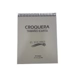 Croquera tamaño carta.