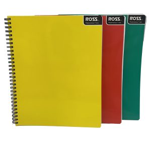 Cuaderno universitario color liso cuadriculado 7 mm Ross.