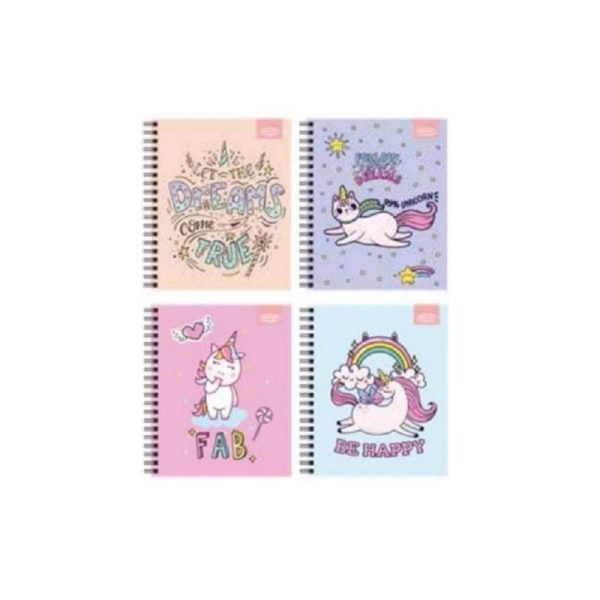 Cuaderno universitario 100 hojas Unicornio Artel.