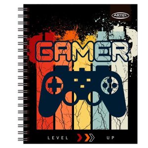 Cuaderno universitario 100 hojas Gamers Artel.