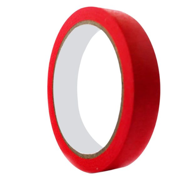 Masking Tape Roja Rollo 18mm x 30mt.