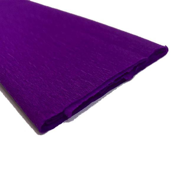 Papel crepé Morado pliego Marzú.