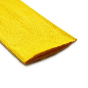 Papel crepé Amarillo pliego Marzú.