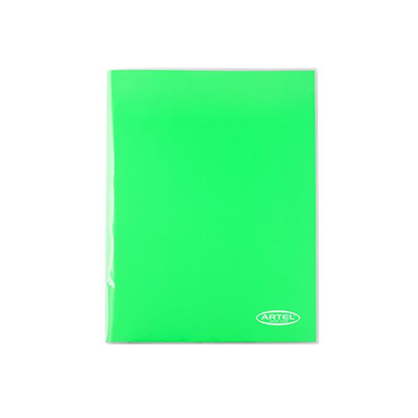 Carpeta Artel Plastificada Verde.