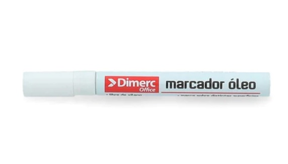 Marcador Oleo Blanco Dimerc.