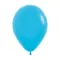 Globos blister de 12 unidades celeste.