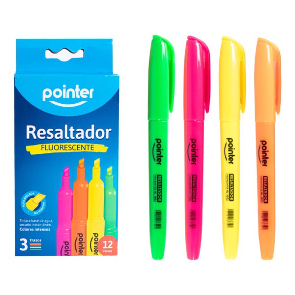 Destacador Pointer colores fluorescentes psli.