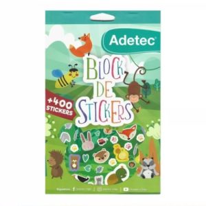 Sticker Adetec Animales, mounstros verde.