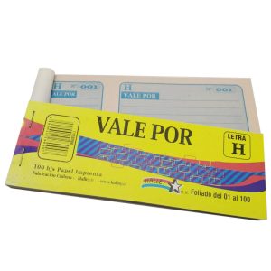 Vale Por Recibo Halley.