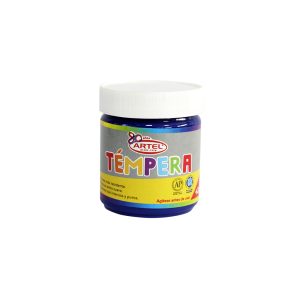 Frasco de témpera 100 ml Azul Artel.