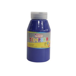 Frasco de témpera 250 ml Azul Artel.